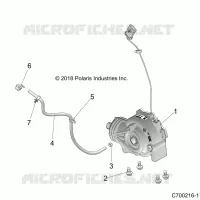 DRIVE TRAIN, FRONT GEARCASE MOUNTING