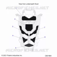 HOOD FOAM/SEAL