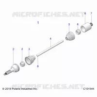 DRIVE TRAIN, DRIVE REAR SHAFT