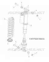 REAR SUSPENSION SHOCK MOUNTING