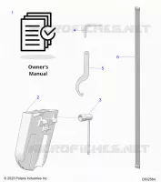 REFERENCES, OWNERS MANUAL, BELT HOLDER, TOOLS