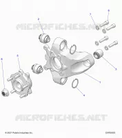 SUSPENSION, REAR CARRIER AND HUB