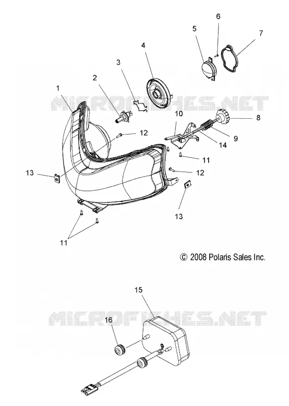 HEADLIGHT AND TAILLIGHT