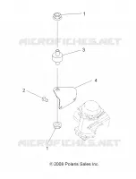 ENGINE, CARBURETOR BRACKET