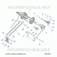 SUSPENSION, REAR TORQUE ARM