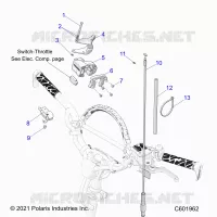 ENGINE, THROTTLE CONTROL ASM.