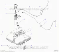 FUEL SYSTEM, FUEL TANK ASM.