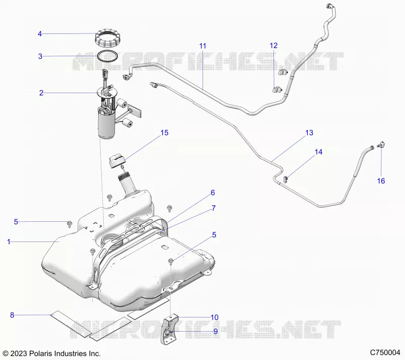 FUEL SYSTEM, FUEL TANK ASM.