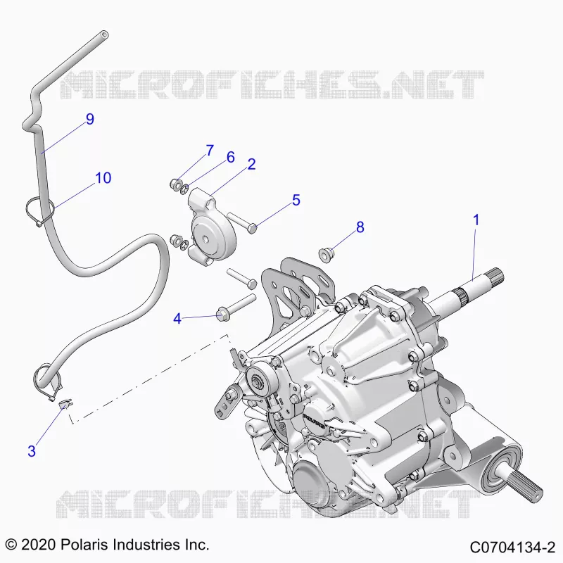 DRIVE TRAIN, MAIN GEARCASE MOUNTING