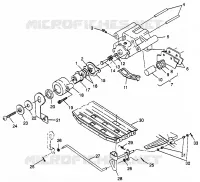 REAR BRAKE SCRAMBLER 400L W97BC38C (4939893989C004)