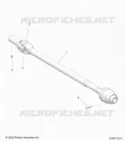 DRIVE TRAIN, FRONT PROP SHAFT