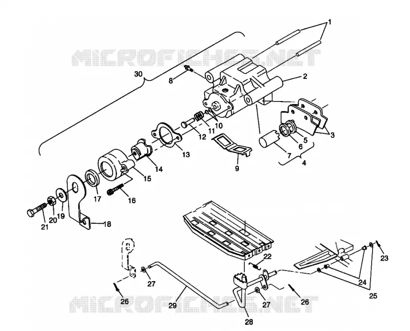 REAR BRAKE TRAIL BLAZER W957221 (4930363036B014)