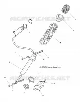 REAR SUSPENSION SHOCK MOUNTING