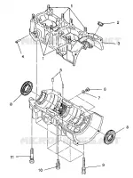 CRANKCASE ASSEMBLY 440 / 0930760 AND 440 SKS / 0930560 (4922932293028A)