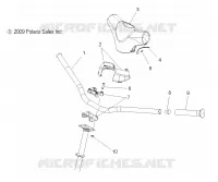 STEERING, HANDLEBAR MOUNTING