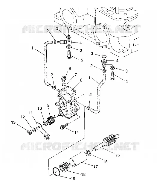 OIL PUMP ASSEMBLY CLASSIC / 0930864 AND  CLASSIC TOURING / 0930865 (4922952295040A)