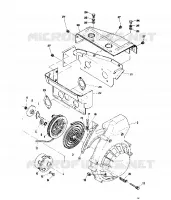 RECOIL STARTER AND BLOWER HOUSING (4910931093024A)