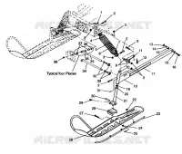FRONT SUSPENSION AND SKI LITE GT E943133 (49273527350011)
