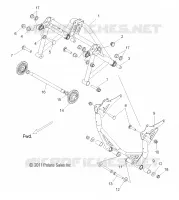 SUSPENSION REAR CRANK
