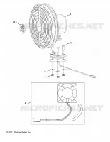 OPTIONS, DASH FAN, BLACK, FAN AND HARDWARE ONLY