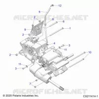 DRIVE TRAIN, MAIN GEARCASE MOUNTING