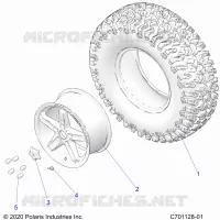 WHEELS, FRONT/REAR