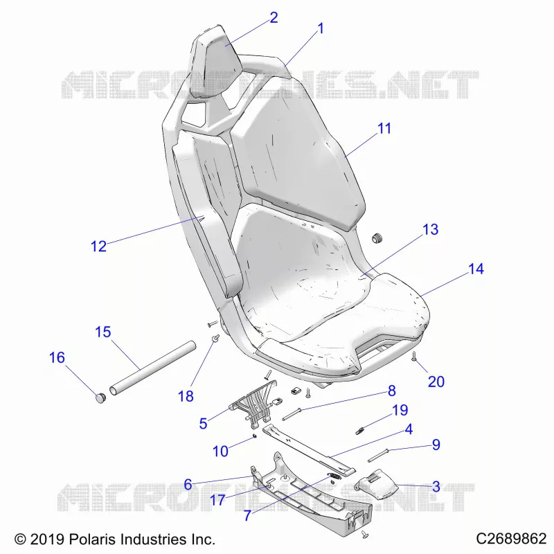 SEAT ASM.- Z23G4C92AL/BL (C2689862)