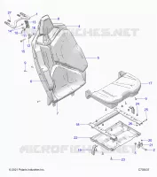 SEAT ASM., REAR