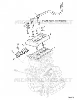 THROTTLE BODY AND VALVE COVER
