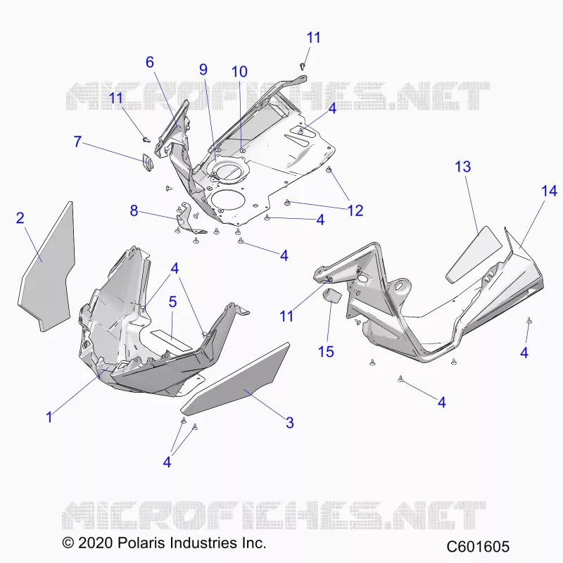 NOSEPAN ASM./FENDERS