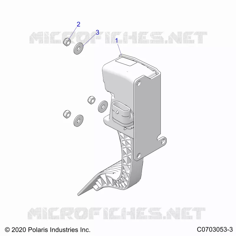 ENGINE, THROTTLE PEDAL