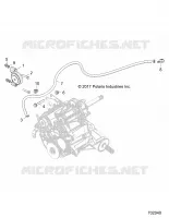 DRIVE TRAIN, MAIN GEARCASE MOUNTING- Z19VHA57F2 (702040)
