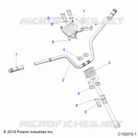 STEERING, HANDLEBAR AND CLAMPS