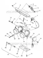 THROTTLE  BODYWORK 500 EFI / 0930674 AND  500 EFI SKS / 0930574 (4922962296033A)