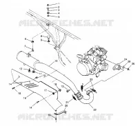 EXHAUST SYSTEM 6X6 400L W948740 (4926802680A011)