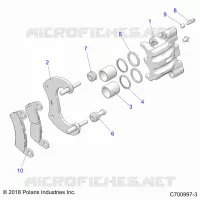 BRAKES, REAR CALIPER