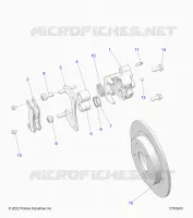 BRAKES, REAR CALIPER