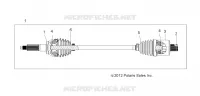 DRIVE TRAIN, REAR DRIVE SHAFT