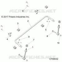 SUSPENSION, FRONT STABILIZER BAR