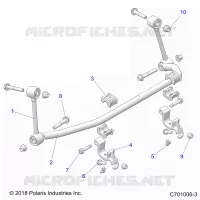 SUSPENSION, FRONT STABILIZER BAR- Z21NAE99AC/AK/BC/BK/K99AG/AP/BG/BP (C701006-3)