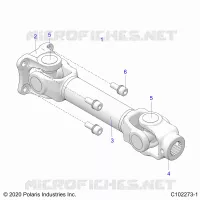 DRIVE TRAIN, PROP REAR SHAFT