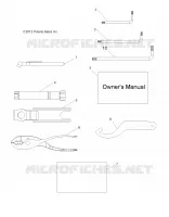 REFERENCES, TOOL KIT  AND OWNERS MANUALS