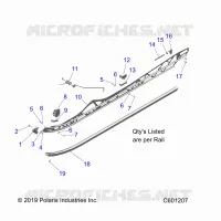 SUSPENSION, RAIL MOUNTING