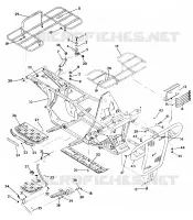 FRAME ASSEMBLY W/RACKS NORWEGIAN 350 4X4 (4922912291003A)