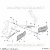 SUSPENSION, A-ARM AND STRUT MOUNTING