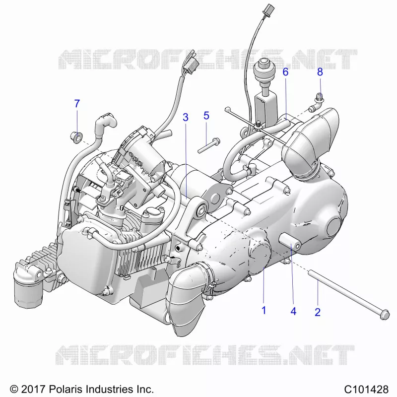 ENGINE, ENGINE AND TRANSMISSION MOUNTING
