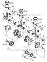 CRANKSHAFT   PISTON SL 780 B964087 AND INTL. SL 780 I964087 (4935523552C002)