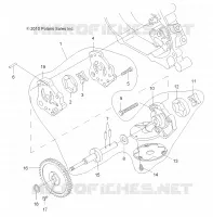 ENGINE, OIL SYSTEM AND OIL PUMP