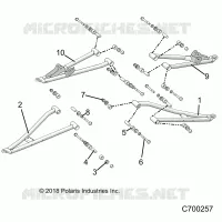 FRONT SUSPENSION CONTROL ARMS