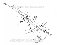 FRONT TORQUE ARM CLASSIC TOURING 0963365 AND EUROPEAN CLASSIC TOURING E9633 (4933623362B013)